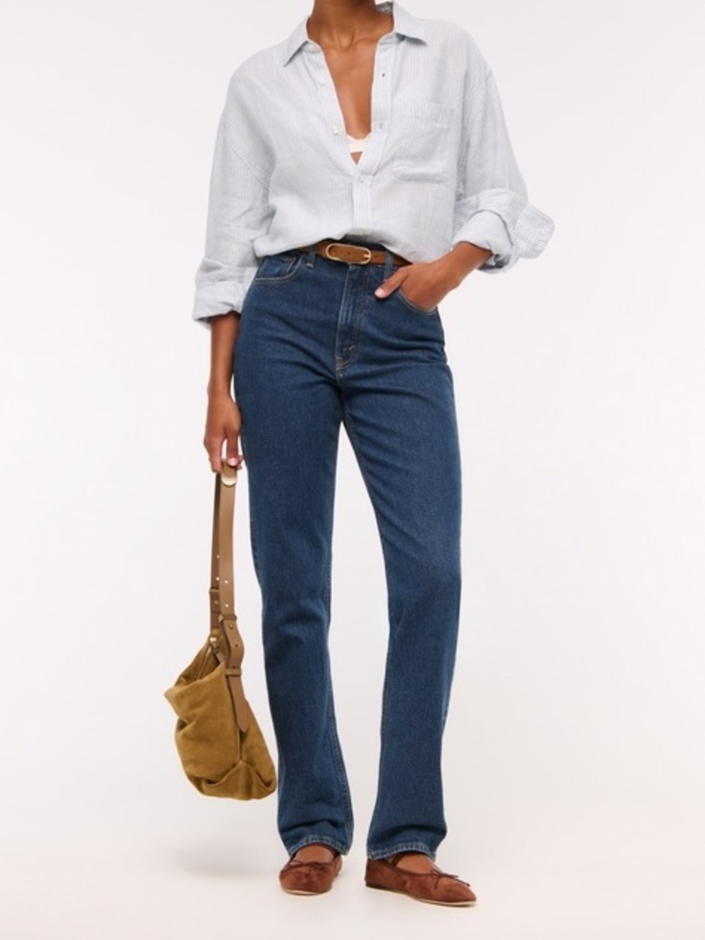 Abercrombie & Fitch The ’90s Straight Ultra High Rise Jeans 28 Long